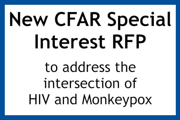 CFAR Special Interest RFP HIV Monkeypox